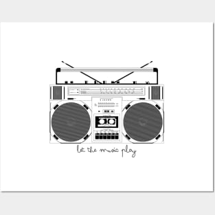 Boombox Posters and Art